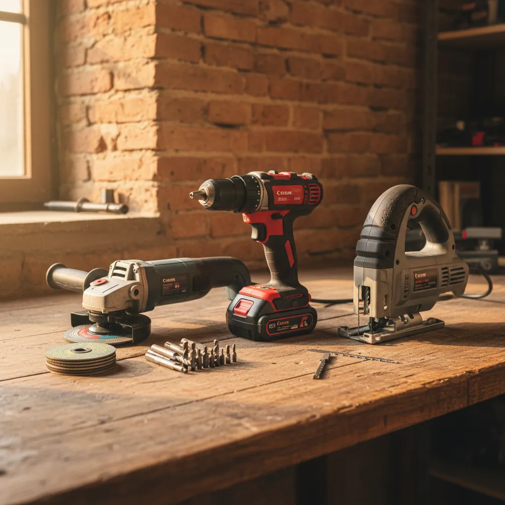 Trapano avvitatore, smerigliatrice e seghetto alternativo: i tre elettroutensili più versatili per il fai da te
