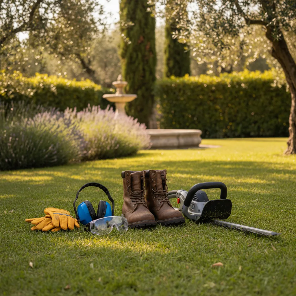 I dispositivi di protezione individuale sono indispensabili quando si utilizzano attrezzature da giardinaggio motorizzate