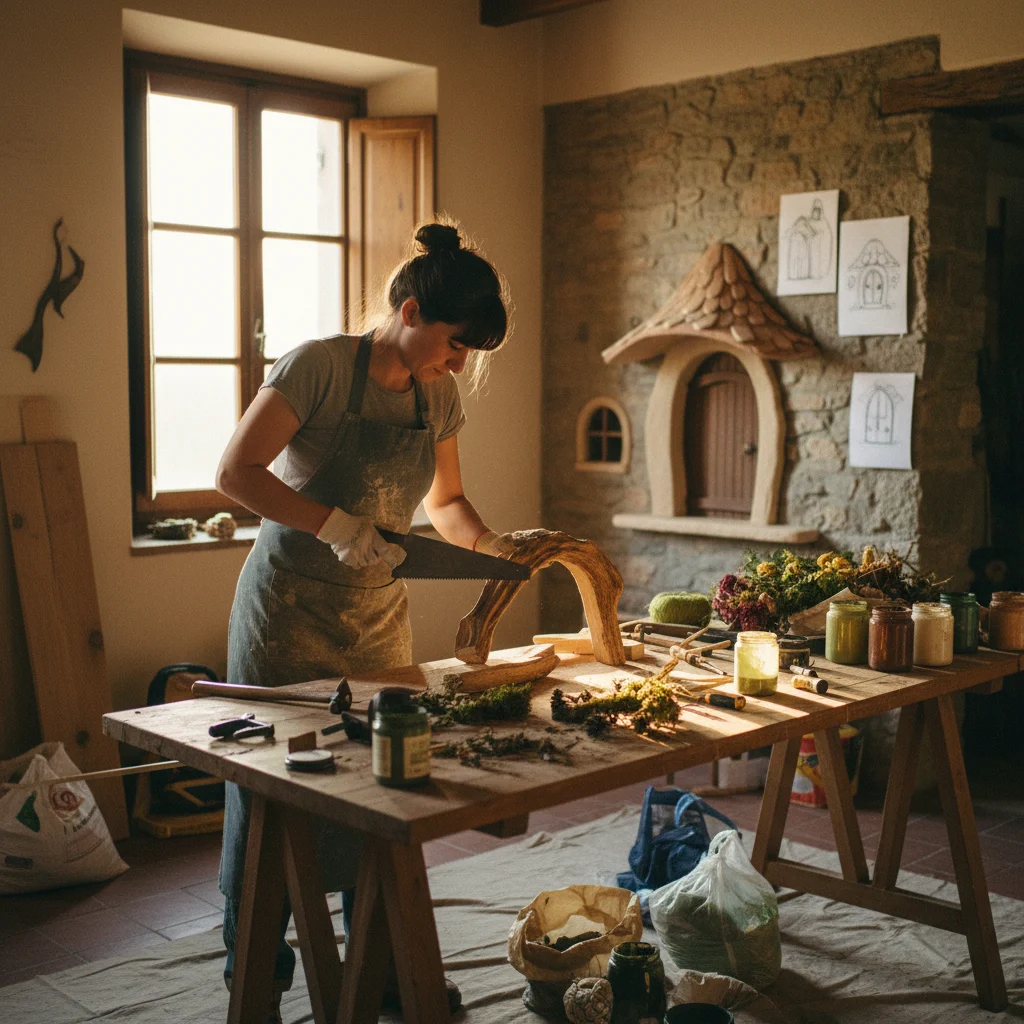 Casa elfo fai da te: tutorial e materiali necessari