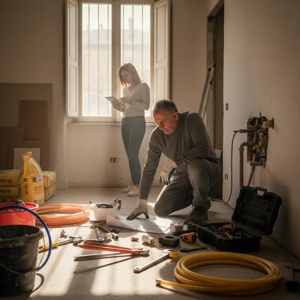 Impianto idraulico casa: quanto costa davvero nel 2026?