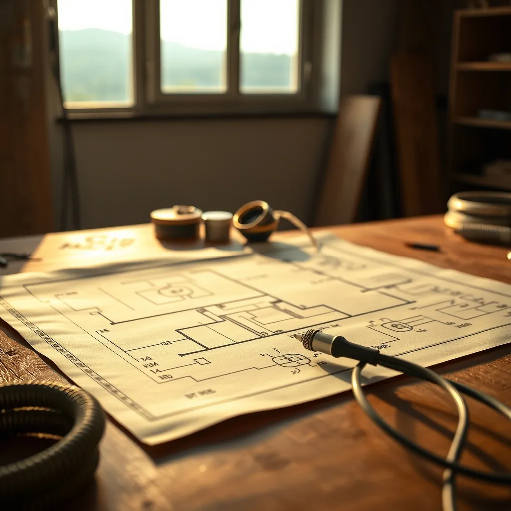 Schema elettrico e materiali per la progettazione dell'impianto domestico