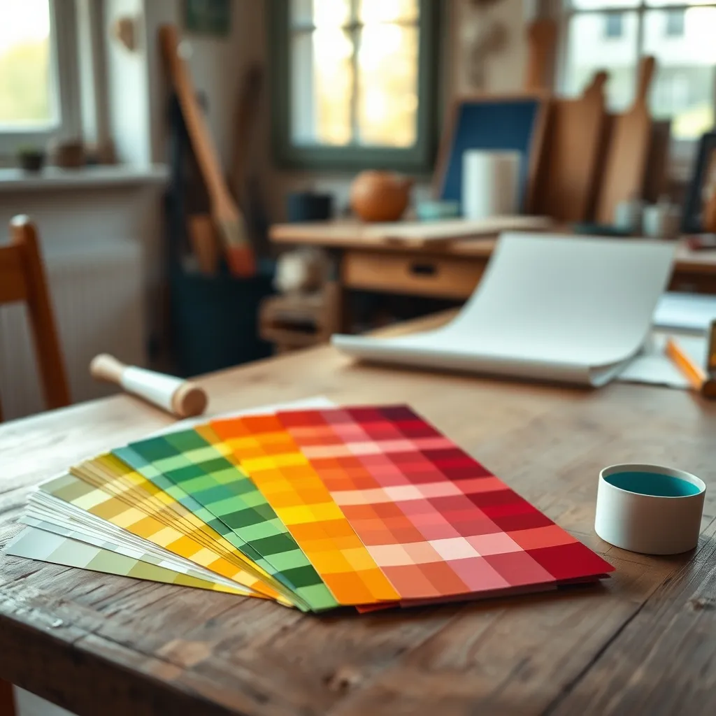 Campioni di colore e tester di pittura: il primo passo per una scelta consapevole