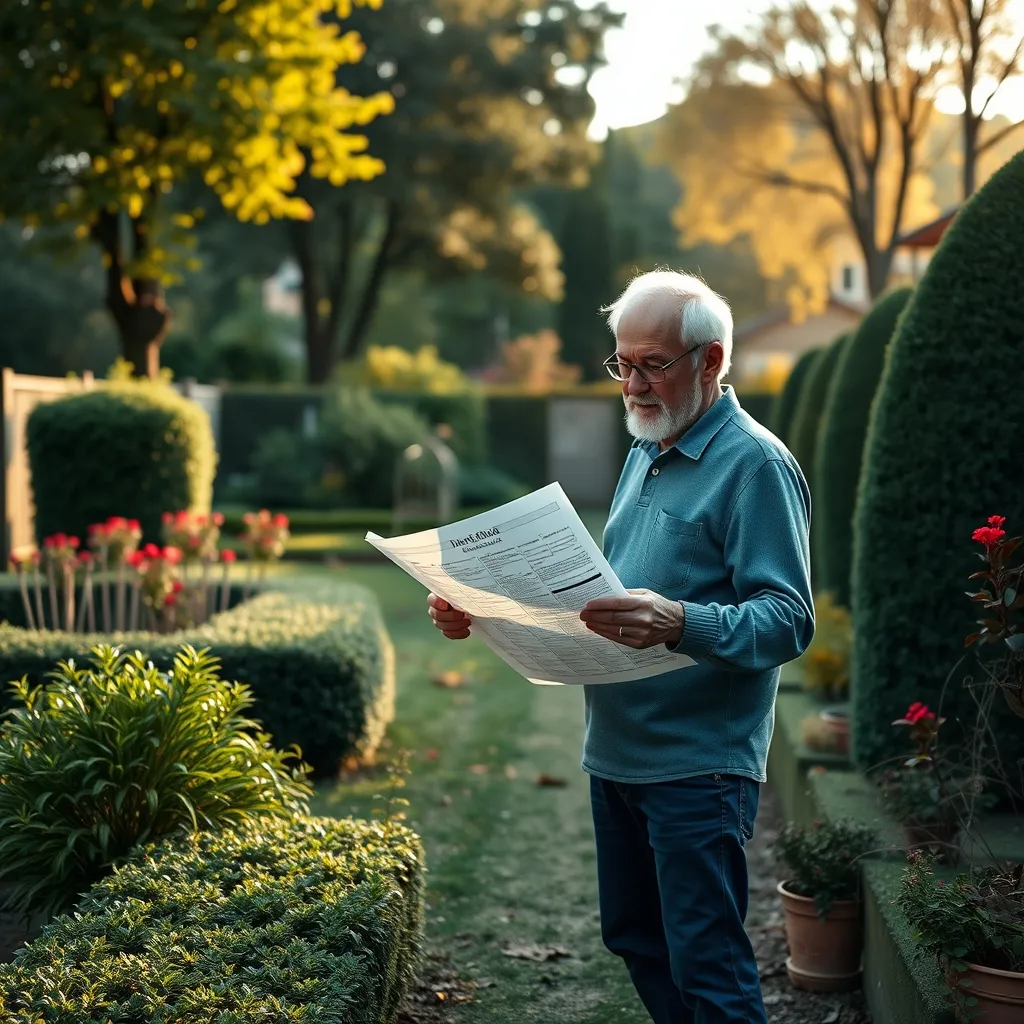 Sopralluogo e discussione del piano di manutenzione tra committente e ditta di giardinaggio