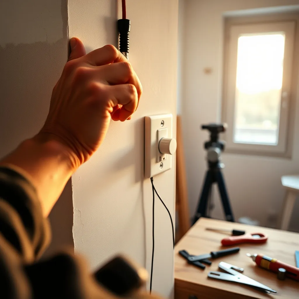 Installazione di un dimmer LED durante la ristrutturazione dell'impianto elettrico