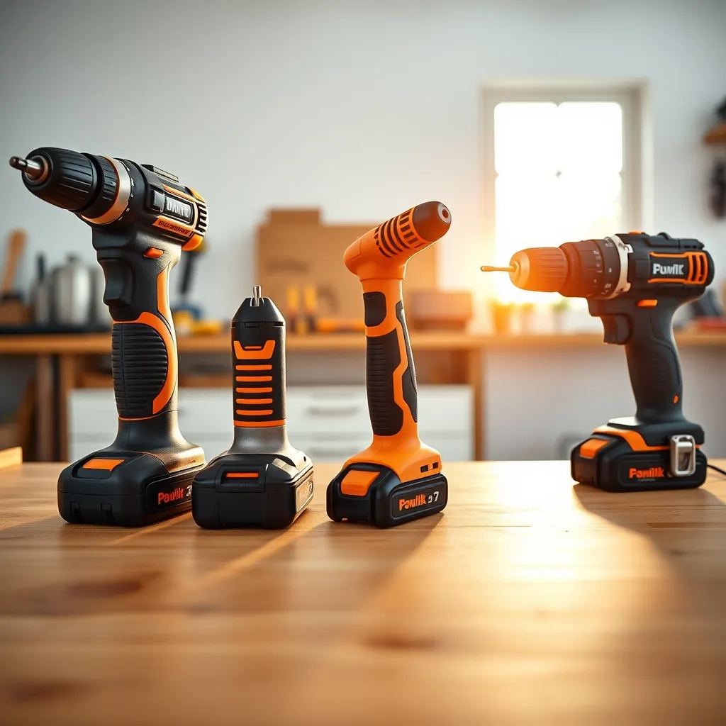 Diverse tipologie di avvitatori a batteria a confronto: semplice, trapano avvitatore e modello a impulsi