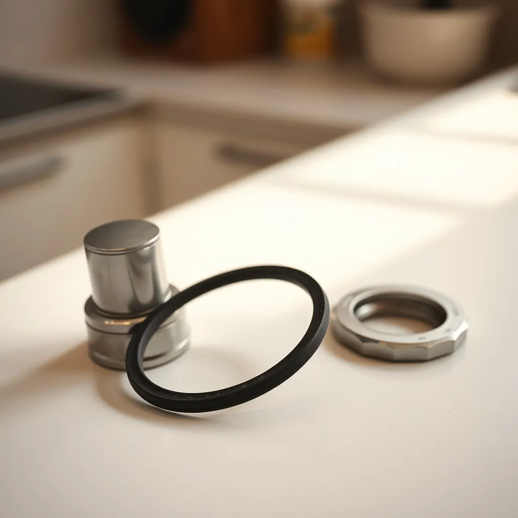 Confronto tra una guarnizione O-ring consumata e una nuova: la differenza di elasticità è evidente al tatto