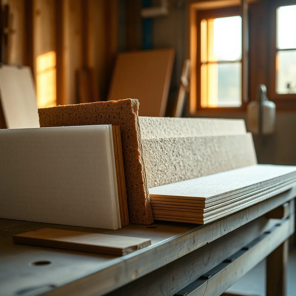 Confronto tra i principali materiali isolanti per cappotto termico: EPS, lana di roccia, sughero e fibra di legno