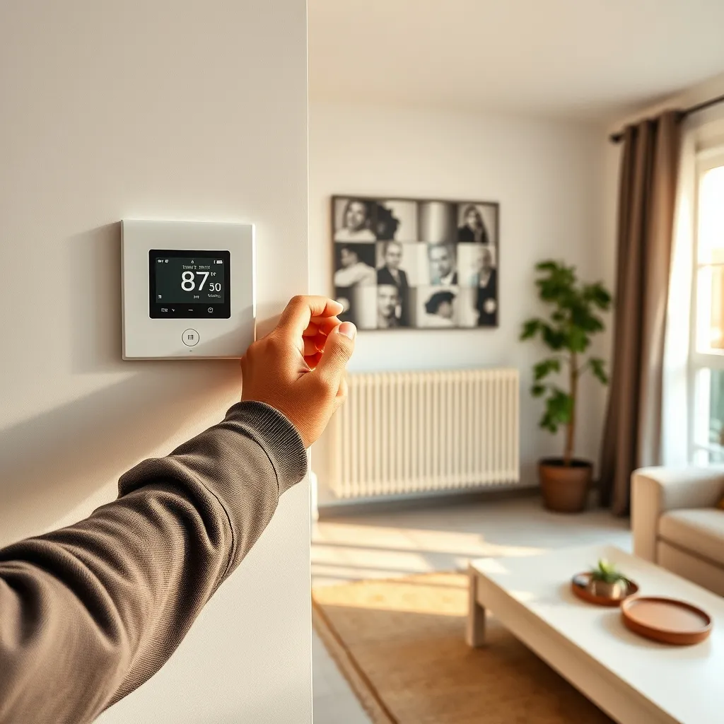 Regolazione del termostato ambiente per ottimizzare la temperatura di mandata della caldaia