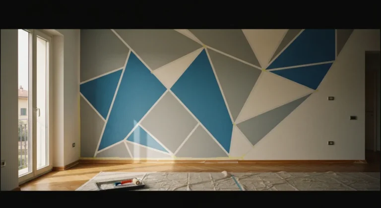 Pittura pareti con forme geometriche fai da te: la guida completa