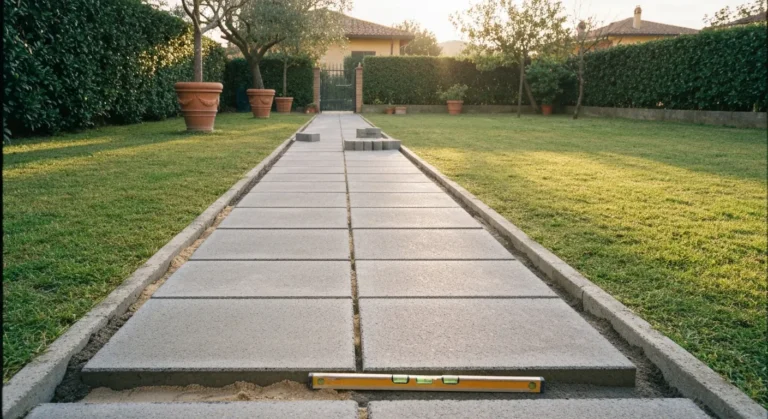 Posa piastrelle cemento 50×50 su terra: guida completa