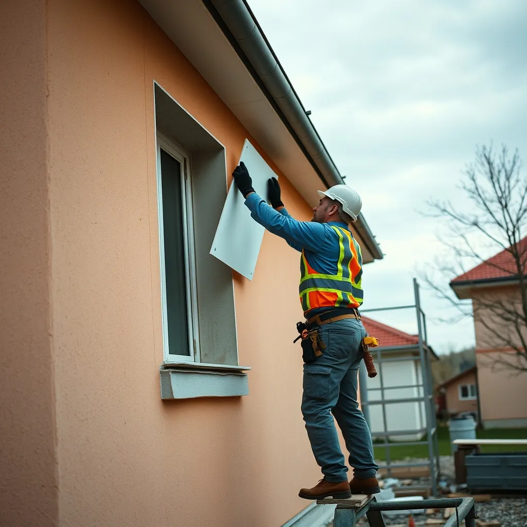 Posa del cappotto termico su un edificio residenziale, intervento ammesso ai contributi regionali FVG