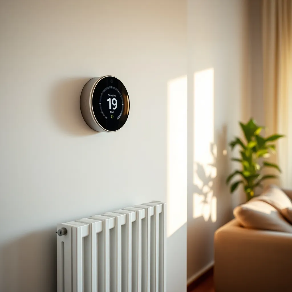 Un termostato smart e le valvole termostatiche permettono di ottimizzare il riscaldamento stanza per stanza
