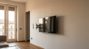 Appendere la TV al muro: staffa, tasselli e peso reale