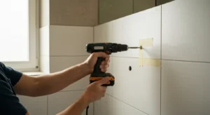 Forare le piastrelle senza scheggiarle: punta, nastro e velocità