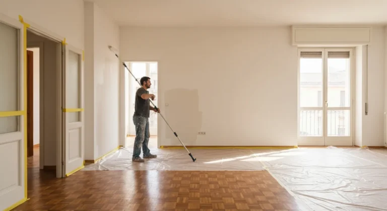 Imbiancare casa da soli: ordine dei lavori e quantità di pittura