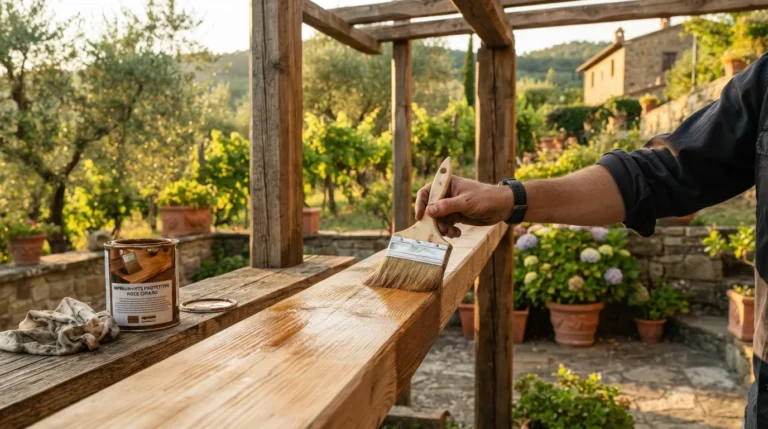 Legno da esterno: impregnante, olio o vernice, cosa dura di più