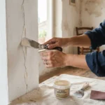 Stuccare crepe e fori prima di pitturare: prodotti e tempi di attesa