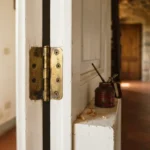 Porta che cigola o non chiude più: cardini, assestamento e registro